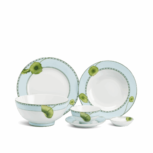 Bộ đồ ăn 22 sản phẩm - Jasmine - Tích tuyết thảo A001_22314gomminhlong.com