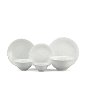 Bộ đồ ăn 22 sản phẩm - Sen IFP - Trắng Ngà A001_352228000gomminhlong.com