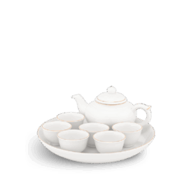 Bộ trà 0.35 L - Misc Assortment - Chỉ Vàng A001_01357201403gomminhlong.com