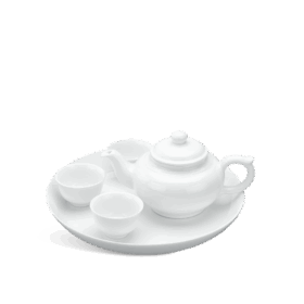  Bộ trà 0.35 L - Misc Assortment - Trắng A001_01357200003gomminhlong.com