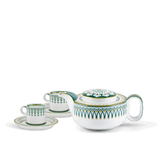 Bộ trà 0.38 L - Gastroline - Đồng Tâm Xanh Lá A001_68384246903gomminhlong.com