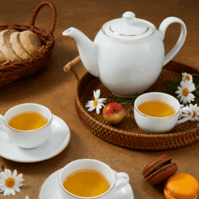 Bộ trà 0.65 L - Camellia - Chỉ Vàng A001_01653801403gomminhlong.com