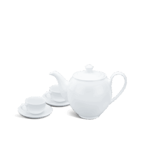 Bộ trà 0.65 L - Camellia - Trắng A001_01653800003gomminhlong.com