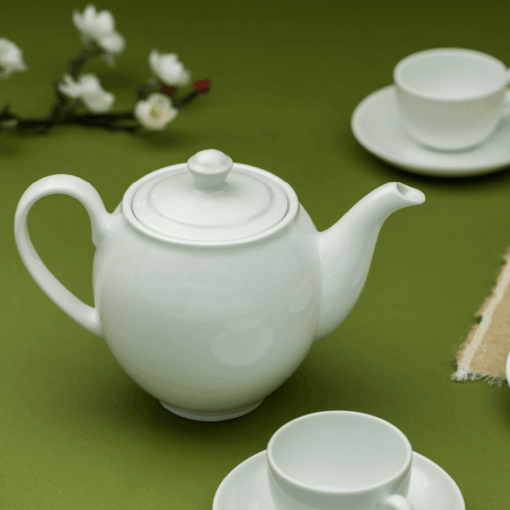 Bộ trà 0.65 L - Camellia - Trắng A001_01653800003gomminhlong.com