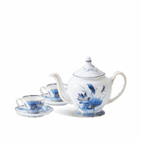 Bộ trà 0.65 L - Hoàng Cung - Sen Vàng A001_01654034503gomminhlong.com
