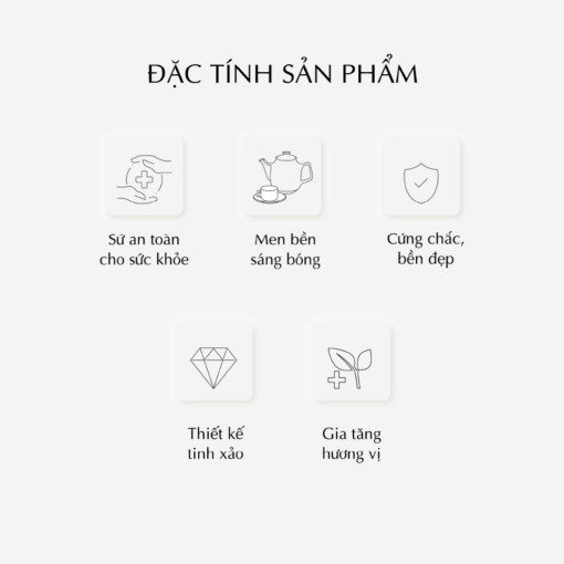 Bộ trà 0.7 L - Sen - Men Ngọc Sương Mờ (Trang Trí Vàng) A001_687063522V03gomminhlong.com