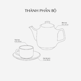  Bộ trà 0.8 L - Hoàng Cung - Hoàng Liên A001_01084046003gomminhlong.com