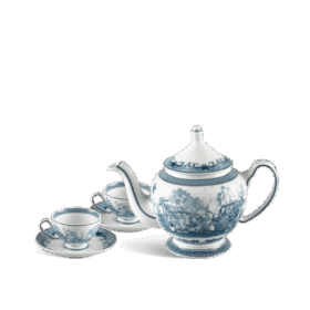 Bộ trà 0.8 L - Hoàng Cung - Hồn Quê A001_01084030003gomminhlong.com