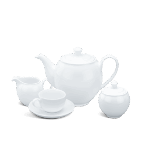 Bộ trà 1.1 L - Camellia - Trắng A001_01113800003gomminhlong.com
