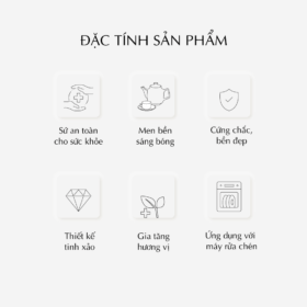 Bộ trà 1.1 L - Camellia - Trắng A001_01113800003gomminhlong.com