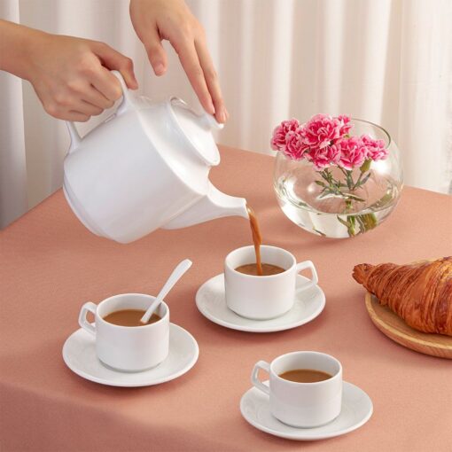 Bộ trà 1.1 L - Jasmine - Trắng A001_01111100003gomminhlong.com