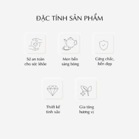  Bộ trà 1.2 L - Ngọc Biển IFP - Chỉ Bạch Kim A001_01126004303gomminhlong.com