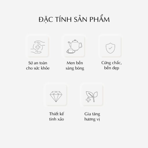 Bộ trà 1.3 L - Đài Các - Chỉ Bạch Kim A001_01134604303gomminhlong.com