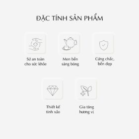  Bộ trà 1.3 L - Hoàng Cung - Cẩm Tú A001_01134004003gomminhlong.com