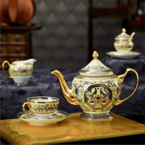Bộ trà 1.3 L - Hoàng Cung - Hoàng Liên A001_01134046003gomminhlong.com
