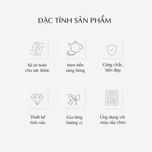 Bộ trà 1.3 L - Hoàng Cung - Hồn Việt A001_01134003803gomminhlong.com