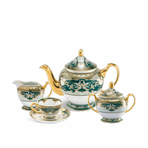 Bộ trà 1.3 L - Hoàng cung - Sen Ngọc Bích A001_01134048703Ngomminhlong.com