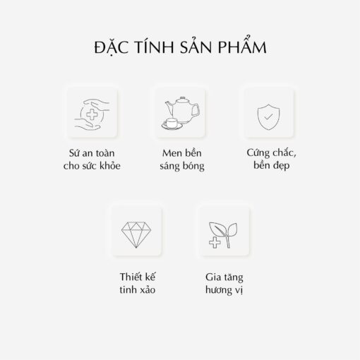 Bộ trà cao 0.8 L - Sago - Thiên Tuế xanh A001_01080139203gomminhlong.com