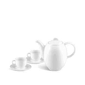 Bộ trà cao 0.8 L - Sago - Trắng A001_01080100003gomminhlong.com