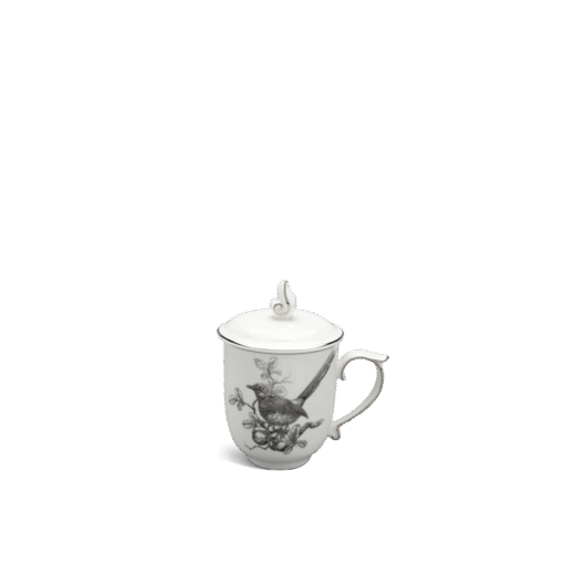 Ca trà 0.30 L + nắp - Mẫu đơn IFP - Chim Chích Chòe A001_153048395CCgomminhlong.com