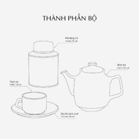  Combo Bộ trà 0.47L - Hũ trà An Nhiên (Minh Nguyệt) A001_CBTT212gomminhlong.com