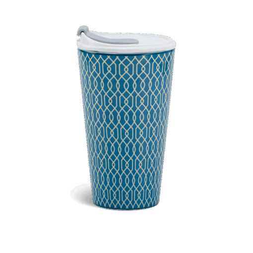 Ly sứ dưỡng sinh 0.48 L (K1) + nắp ống hút - Dưỡng Sinh - Indigo (LTA) A001_214888LTAHgomminhlong.com