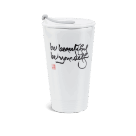 Ly sứ dưỡng sinh 0.48 L + nắp ống hút (K1) - Dưỡng Sinh - Be beautiful, Be yourself A001_214888000BHgomminhlong.com