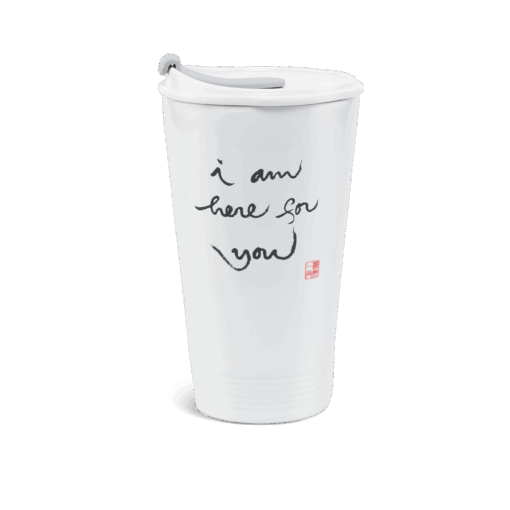 Ly sứ dưỡng sinh 0.48 L + nắp ống hút (K1) - Dưỡng Sinh - I am here for you A001_214888000IHgomminhlong.com