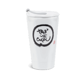 Ly sứ dưỡng sinh 0.48 L + nắp ống hút (K1) - Dưỡng Sinh - Thở và cười A001_214888000THgomminhlong.com