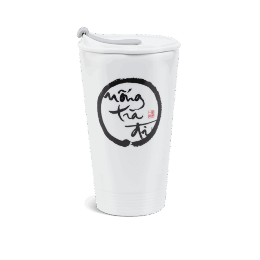 Ly sứ dưỡng sinh 0.48 L + nắp ống hút (K1) - Dưỡng Sinh - Uống trà đi A001_214888000UHgomminhlong.com