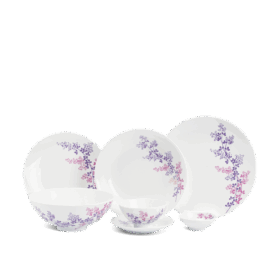  Bộ đồ ăn 22 sản phẩm - Daisy - Cỏ Tím A001_22267gomminhlong.com
