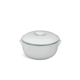 Thố + nắp - Jasmine - Chỉ Xanh Lá A001_061505009gomminhlong.com