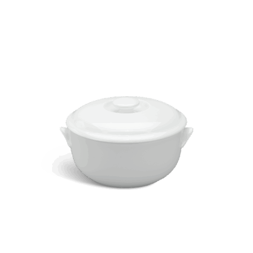Thố + nắp - Jasmine - Trắng A001_061505000gomminhlong.com
