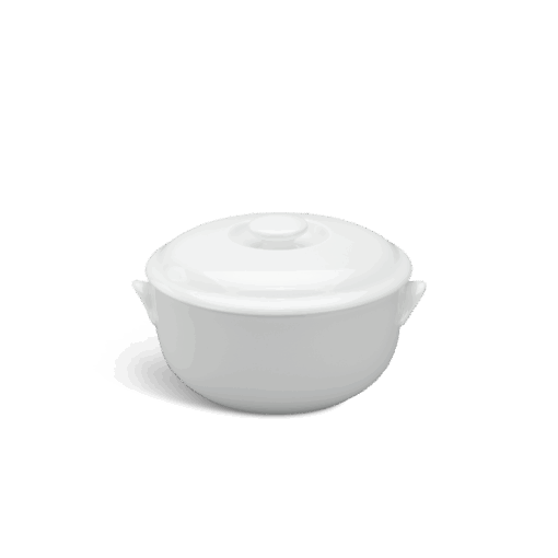 Thố + nắp - Jasmine - Trắng A001_061505000gomminhlong.com