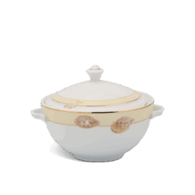 Thố 18 cm + nắp - Camellia - Hương Biển kem A001_061822089gomminhlong.com