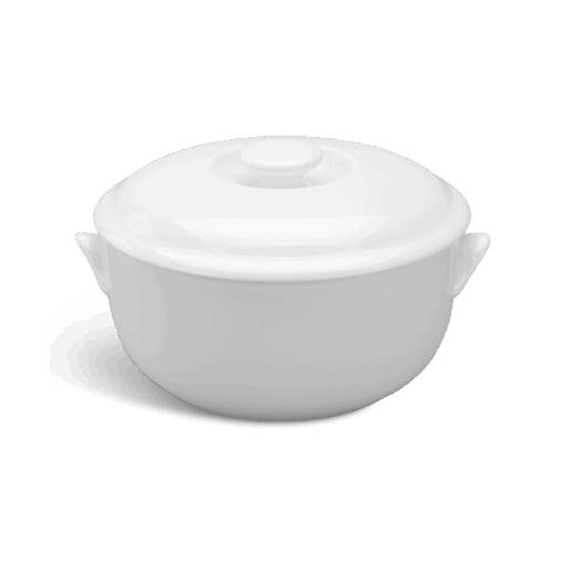 Thố + nắp - Jasmine - Trắng A001_061505000gomminhlong.com