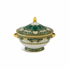  Thố 22 cm + nắp - Hoàng Cung - Sen Ngọc Bích A001_062224487gomminhlong.com