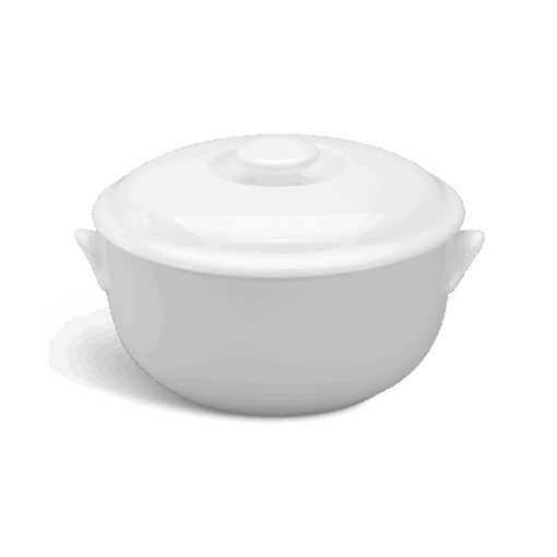 Thố + nắp - Jasmine - Trắng A001_061505000gomminhlong.com