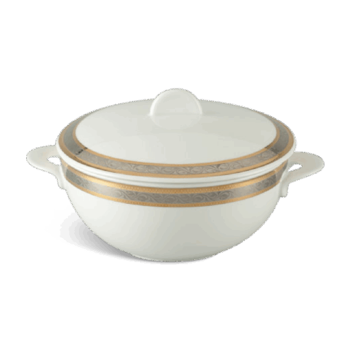 Thố cao 19 cm + nắp - Sago - Hoa Hồng A001_061901017gomminhlong.com
