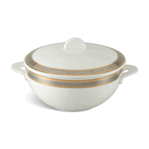 Thố cao 19 cm + nắp - Sago - Hoa Hồng A001_061901017gomminhlong.com