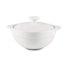 Thố cá nhân cạn Luna 0.3L + nắp - Misc Assortment - Trắng A001_213020000gomminhlong.com