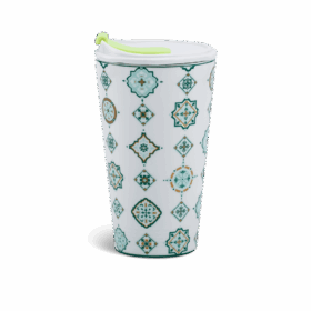 Ly sứ dưỡng sinh 0.48 L (K1) + nắp ống hút - Dưỡng Sinh - Vintage (LTN) A001_214888LTNHgomminhlong.com