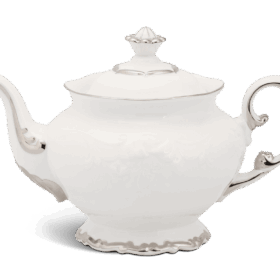 Bình trà 1.3 L - Đài Các - Chỉ Bạch Kim A001_011346043gomminhlong.com