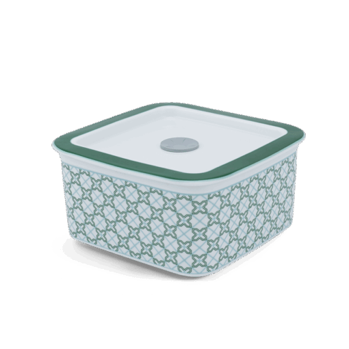 Hộp dưỡng sinh vuông đựng thực phẩm 15 cm + nắp - Dưỡng Sinh - Komos A001_211566LTBgomminhlong.com