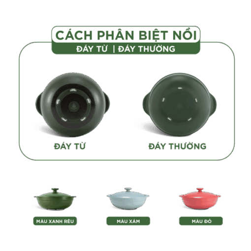 Nồi dưỡng sinh Luna (Nồi cạn) 3.0 L + nắp (CK) - Xanh Rêu A001_213039464Tgomminhlong.com