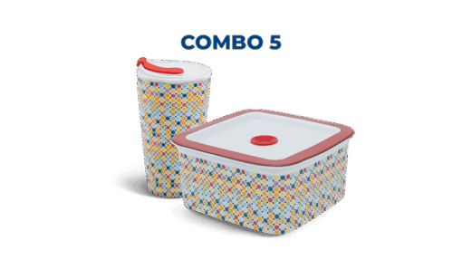 Combo 5: Ly sứ - Hộp dưỡng sinh (hoa văn Mosaic) A001_CBTT215gomminhlong.com