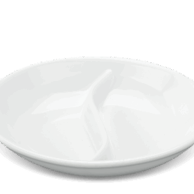  Chén chấm 2 ngăn - Jasmine - Trắng A001_231001000gomminhlong.com