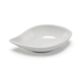 Chén chấm hình Chiếc Lá 9 cm - Misc Assortment - Trắng ngà A001_640916000gomminhlong.com