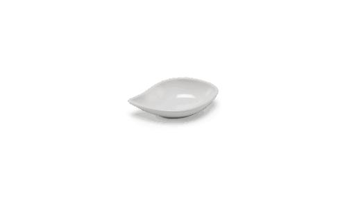 Chén chấm hình Chiếc Lá 9 cm - Misc Assortment - Trắng ngà A001_640916000gomminhlong.com