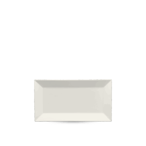 Dĩa chữ nhật lá 25 x 17 cm - Misc Assortment Lys - Trắng Ngà A001_462504000gomminhlong.com